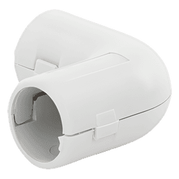 Accesorio para Tubería Rígida / Unión en L (Codo) / PVC Auto-extinguible / 16 mm / Libre de Halógenos / -5°C a +60°C