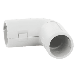 Accesorio para Tubería Rígida / Unión en L (Codo) / PVC Auto-extinguible / 16 mm / Libre de Halógenos / -5°C a +60°C