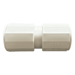 Cople para Tubería Rígida / 25 mm (1") / IP67 / Libre de Halógenos / Auto-extinguible / Sin Pegamento