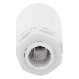 Conector de Tubería Rígida a Caja / PVC Auto-extinguible / 16 mm / IP65 / -24°C a 60°C / Libre de Halógenos