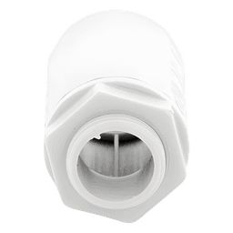 Conector de Tubería Rígida a Caja / PVC Auto-extinguible / 20 mm / IP65 / -24 a 60°C / Libre de Halógenos