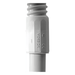 Conector de Transición Rígido-Flexible / PVC 25 mm / Auto-Extinguible / Sin Halógenos / IP65 / -24°C a 60°C