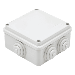 Caja de Derivación Estanca / 6 Entradas / IP55 / IK08 / 100x100x50 mm / Libre de Halógenos / -24 a 60°C