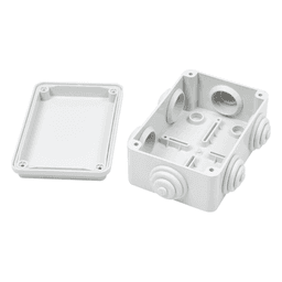 Caja de Derivación Estanca / PVC Libre de Halógenos / 6 Entradas / IP55 / IK08 / 120x80x50 mm / -24 a 60°C