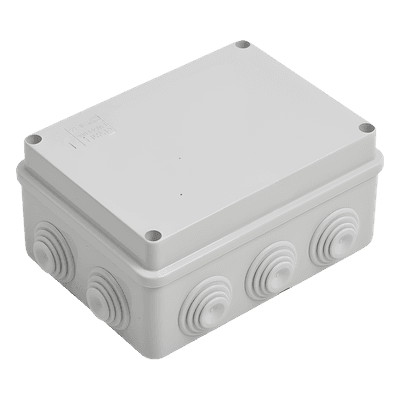 Caja de Derivación Estanca / 10 Entradas / IP55 / IK08 / 150x110x70 mm / Libre de Halógenos / Exterior