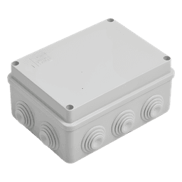 Caja de Derivación Estanca / 10 Entradas / IP55 / IK08 / 150x110x70 mm / Libre de Halógenos / Exterior