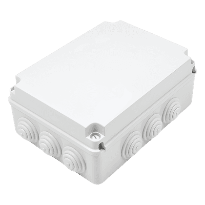 Caja Estanca de Derivación / PVC Autoextinguible Libre de Halógenos / 12 Entradas / IP55 / IK08 / 300x220x120 mm / -24°C a 60°C