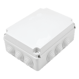 Caja Estanca de Derivación / PVC Autoextinguible Libre de Halógenos / 12 Entradas / IP55 / IK08 / 300x220x120 mm / -24°C a 60°C