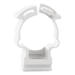 Soporte de Collar para Tubería / Diámetro 20 mm / PVC Autoextinguible / Libre de Halógenos / Montaje en Pared y Techo
