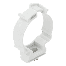 Soporte de Collar / PVC Auto-extinguible Libre de Halógenos / 32 mm / Montaje en Pared y Techo / Instalación cada 1.5 m (4.9 ft)