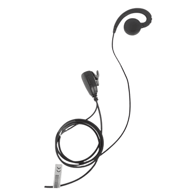 Micrófono de Solapa con Audífono / PTT Integrado / Cable Kevlar Reforzado / Clip Giratorio 360° / Compatible Radios Motorola XTS y GP Series