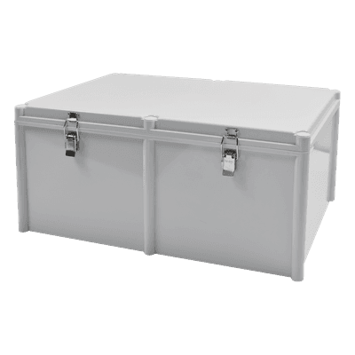 Gabinete Plástico para Exterior / IP65 / 560 x 380 x 265 mm / ABS / -20 a 60°C / Cierre por Broche