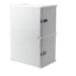 Gabinete Plástico para Exterior / IP65 / 560 x 380 x 265 mm / ABS / -20 a 60°C / Cierre por Broche