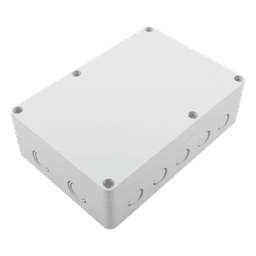 Gabinete Plástico para Exterior / IP65 / 180 x 125 x 57 mm / 16 Entradas de Cableado / -20 a 60 °C / ABS