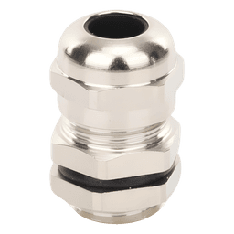 Conector Tipo Glándula / Ajustable 3-6.5 mm / Rosca M14 / IP68 / Latón Niquelado / -40℃ a 100℃