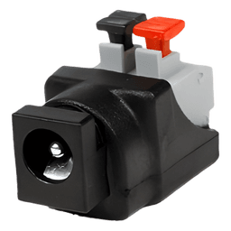 Adaptador de Alimentación DC / Jack 3.5 mm Hembra Polarizado / 12 Vcc / Terminales Push / Calibre 18