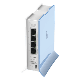 Access Point / CPU 650 MHz / Wi-Fi 2.4 GHz 802.11b/g/n / 4 Puertos Fast Ethernet / Base Torre / RouterOS L4