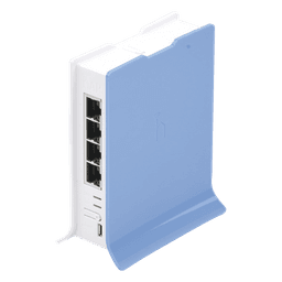 Access Point / CPU 650 MHz / Wi-Fi 2.4 GHz 802.11b/g/n / 4 Puertos Fast Ethernet / Base Torre / RouterOS L4