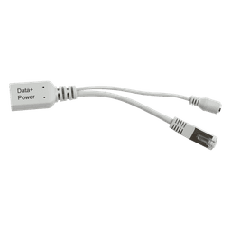 Inyector PoE Pasivo / 10-100Mbps / Voltaje 10-28VDC / Fast Ethernet