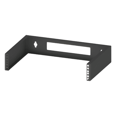 Rack Abierto de Pared / 19 Pulgadas / 2 Unidades de Rack / Profundidad 322 mm (1.06 ft) / Acero Calibre 18 / Peso 1.26 kg