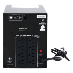 UPS Línea Interactiva / 1500 VA / 1500 W / Factor de Potencia 1.0 / Onda Senoidal Pura / 8 Tomas NEMA 5-15R / 15.1 min Respaldo / Mini Torre