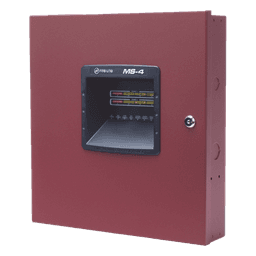 Panel convencional de detección de incendio / 4 zonas IDC / 2 NAC 24 VCC 2.5 A / Compatible i3 / UL, MEA, CSFM / 120 VCA