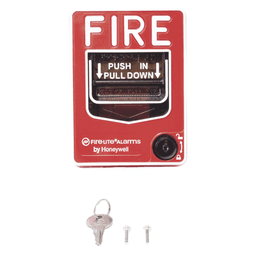 Estación Manual de Alarma Direccionable / Doble Acción / Montaje Semiencastrado o Superficial / 24 VCC / 139 x 104 x 35 mm