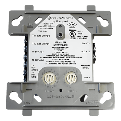Módulo de Interfaz Direccionable / Monitoreo Detectores de Humo 2 Hilos / Circuito IDC Clase A/B / Alimentación 24 VCC / Compatible SLC Fire-Lite