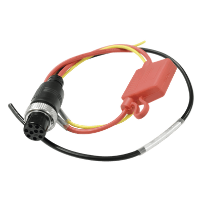 Cable de Alimentación para DVR Móvil / Entrada 12-24V DC / Conector Aviación YL16-9 Macho / Longitud 1.5 m (4.9 ft) / Doble Aislamiento / Resistente a Vibraciones