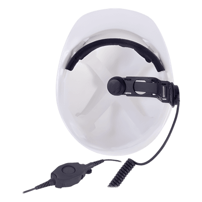 Auriculares de Conducción Ósea / Fijación con Tornillos / Compatibilidad ICOM ICF11/14/3021/3013/3103/3003 / Uso Profesional Bomberos