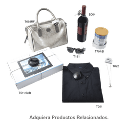 Tags RF para Botellas / 8.2 MHz / 50x33 mm / Alcance 140-160 cm / Gris Claro