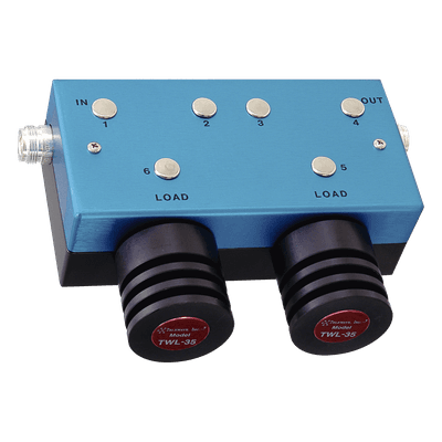 Aislador Doble / 118-174 MHz / 70 dB Aislamiento / 100 W / ±4 MHz Ajustable / 6.5 x 4.5 x 2 in