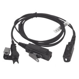 Micrófono-Audífono de Vigilancia / 2 Hilos / Tubo Acústico Grado Médico / PTT Remoto / Compatible MOTOROLA
