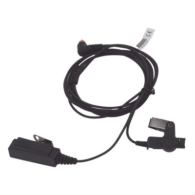 Micrófono-Audífono de Vigilancia / 2 Cables / Tubo Acústico Grado Médico / Conector 2.5 mm / PTT Remoto