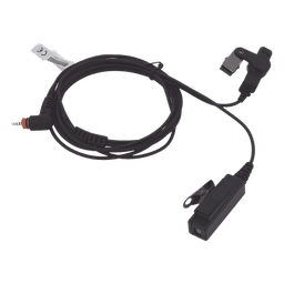 Micrófono-Audífono de Vigilancia / 2 Cables / Tubo Acústico Grado Médico / Conector 2.5 mm / PTT Remoto