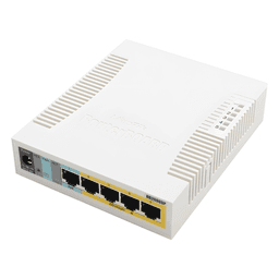 Switch PoE pasivo / 5 puertos Gigabit + 1 SFP / 11-30V / -20°C a 70°C / 4.4x5.5x1.1 pulgadas