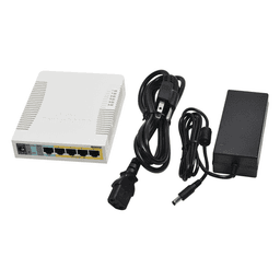 Switch PoE pasivo / 5 puertos Gigabit + 1 SFP / 11-30V / -20°C a 70°C / 4.4x5.5x1.1 pulgadas
