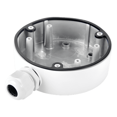 Caja de Conexiones para Cámara Domo / IP66 / Ø137 x 42 mm / 250 g / Exterior