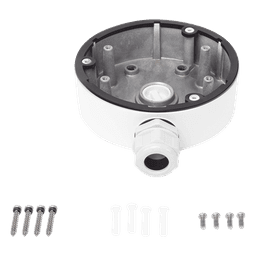 Caja de Conexiones para Cámara Domo / IP66 / Ø137 x 42 mm / 250 g / Exterior