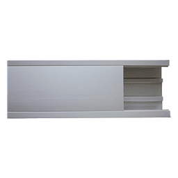 Canaleta de aluminio / 100 x 51 mm / 3 m (9.84 ft) / Aluminio anodizado / -20°C a 120°C