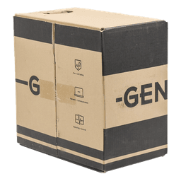 Bobina de Cable UTP Cat5e / 305 m (1000 ft) / Gris / 350 MHz / PVC con UV / -20°C a 75°C