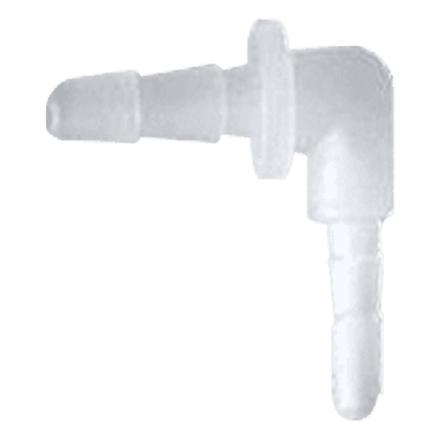 Codo de 90 grados / Nylon estándar / Adaptable a tubo acústico / Compatible multi-marca