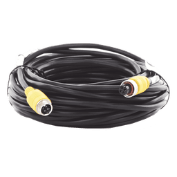 Cable Extensor Vehicular / 11 m (36.1 ft) / Conector Aviación / Video Audio Alimentación / Analógico y AHD / 5.5 mm Diámetro
