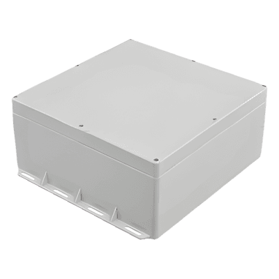 Gabinete Plástico para Exterior / IP65 / 300 x 300 x 150 mm / ABS Resistente / Cierre por Tornillos / -20 a 60 °C