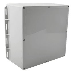 Gabinete Plástico para Exterior / IP65 / 300 x 300 x 150 mm / ABS Resistente / Cierre por Tornillos / -20 a 60 °C