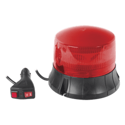 Burbuja LED Giratoria / 9 LEDs / Montaje Magnético / IP65 / 12 VCC / 2 Patrones de Destello