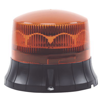Burbuja LED Giratoria / Ámbar / 9 LEDs / 12-30 VCC / IP65 / Montaje Permanente