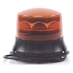 Burbuja LED Giratoria / Ámbar / 9 LEDs / 12-30 VCC / IP65 / Montaje Permanente