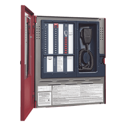 Centro de Comando de Emergencia / 50 W Ampliable a 100 W / 8 Circuitos de Entrada / 14 Mensajes Grabados / Micrófono Supervisado / Listado UL 2572 y UL 864