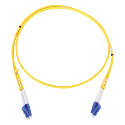 Jumper de Fibra Óptica Monomodo / LC/LC Dúplex / 9/125 / 1 m (3.28 ft) / ITU-T G.652.D